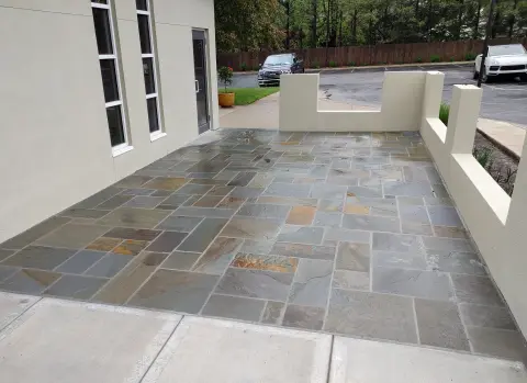 Bluestone patio